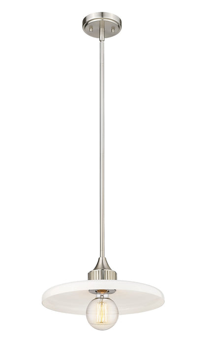Z-Lite 820P14-BN One Light Pendant, Brushed Nickel