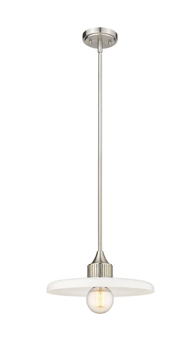 Z-Lite 820P14-BN One Light Pendant, Brushed Nickel