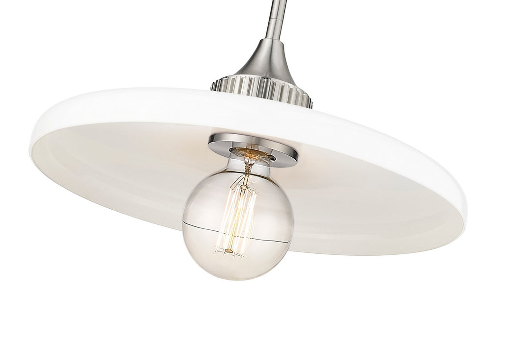 Z-Lite 820P14-BN One Light Pendant, Brushed Nickel