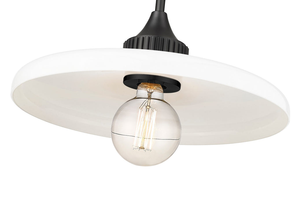 Z-Lite 820P14-MB One Light Pendant, Matte Black