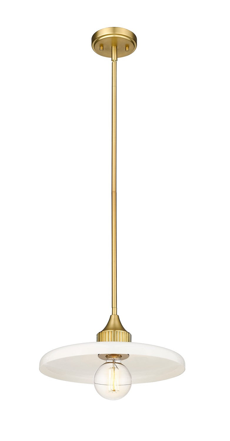 Z-Lite 820P14-OBR One Light Pendant, Olde Brass
