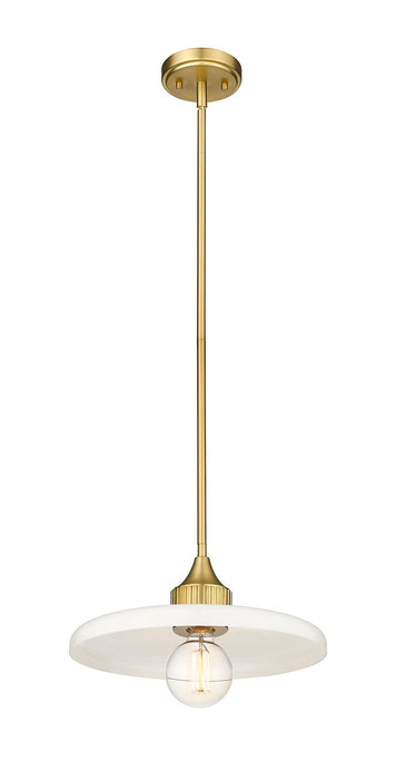 Z-Lite 820P14-OBR One Light Pendant, Olde Brass