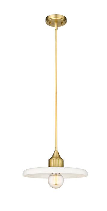 Z-Lite 820P14-OBR One Light Pendant, Olde Brass