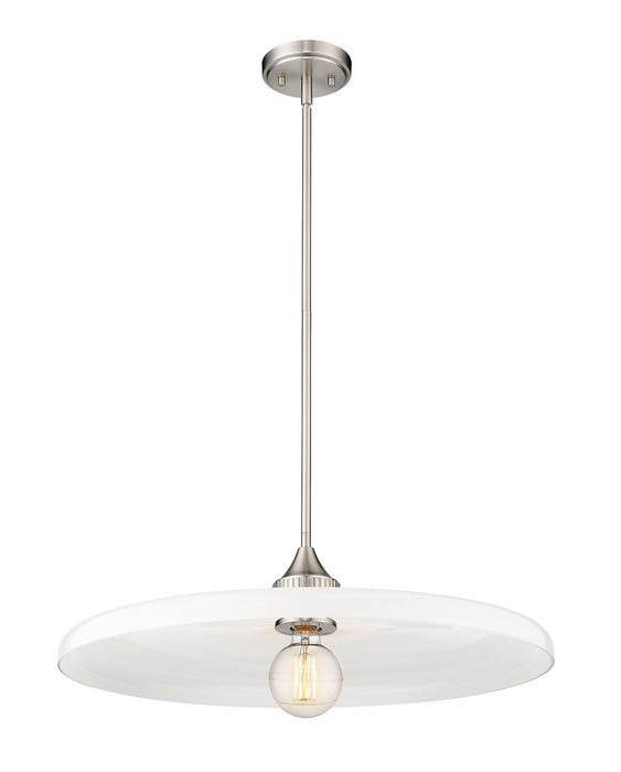 Z-Lite 820P24-BN One Light Pendant, Brushed Nickel