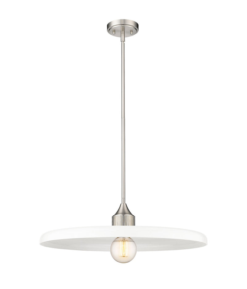 Z-Lite 820P24-BN One Light Pendant, Brushed Nickel