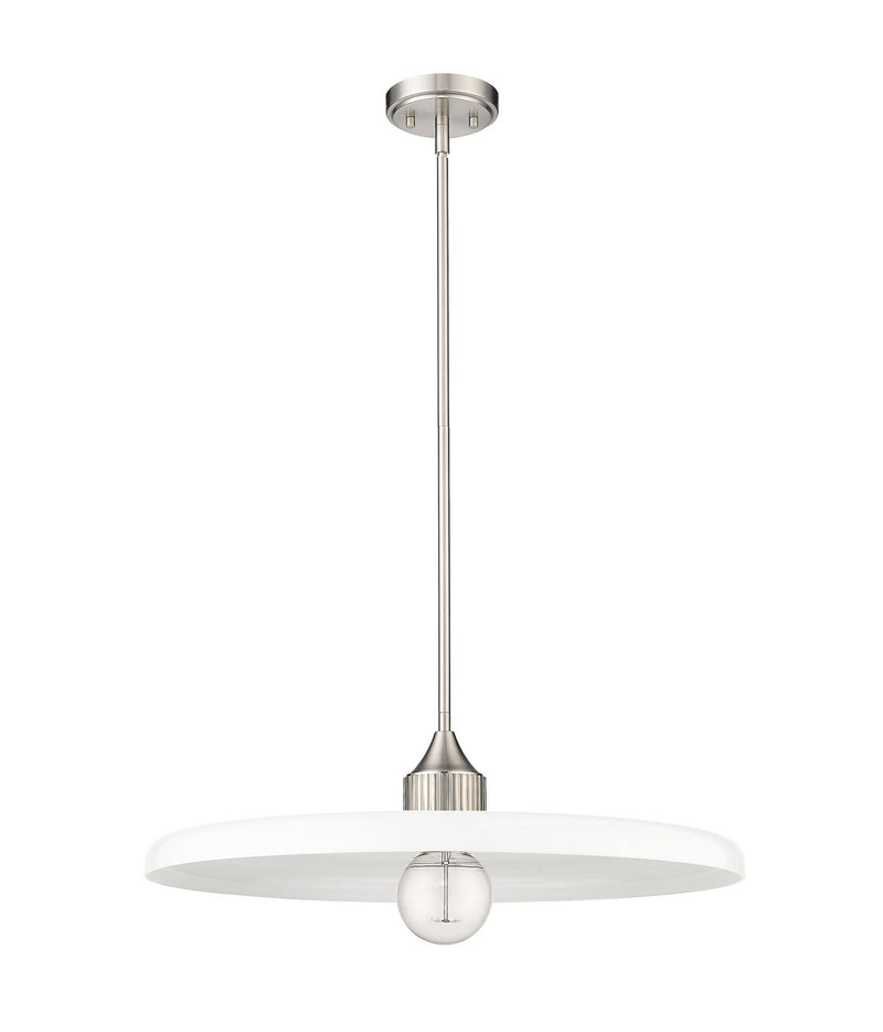 Z-Lite 820P24-BN One Light Pendant, Brushed Nickel
