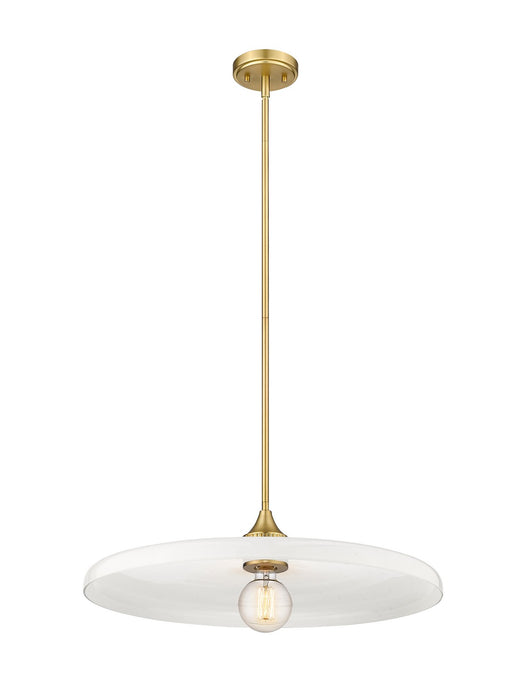 Z-Lite 820P24-OBR One Light Pendant, Olde Brass