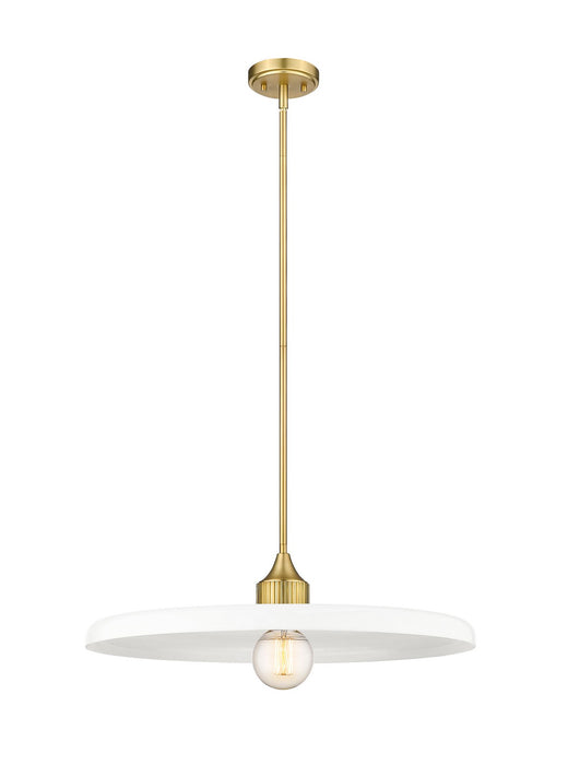 Z-Lite 820P24-OBR One Light Pendant, Olde Brass