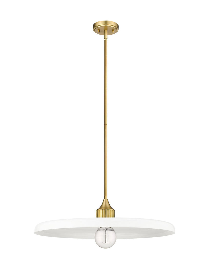 Z-Lite 820P24-OBR One Light Pendant, Olde Brass