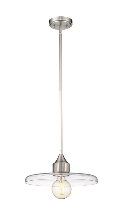 Z-Lite 821P14-BN One Light Pendant, Brushed Nickel