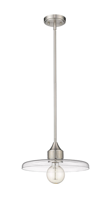 Z-Lite 821P14-BN One Light Pendant, Brushed Nickel