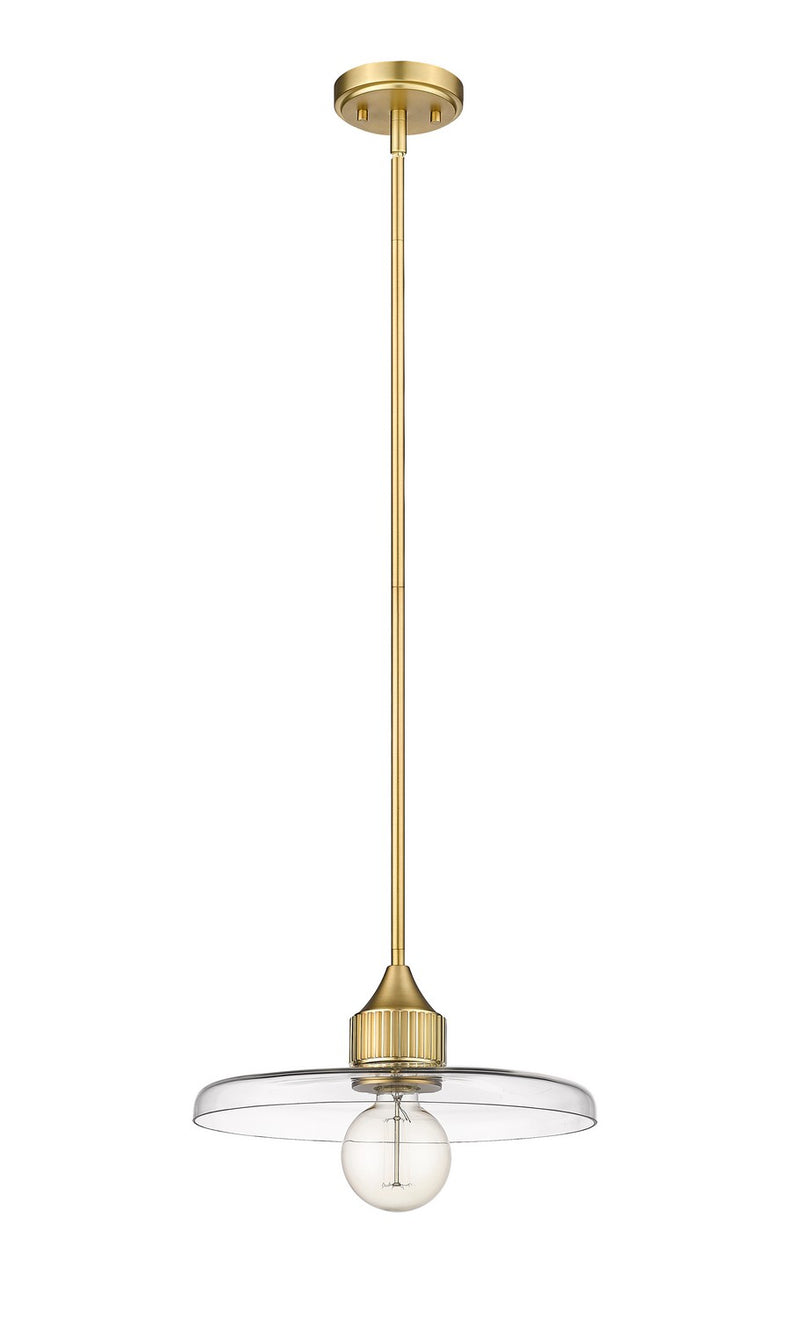 Z-Lite 821P14-OBR One Light Pendant, Olde Brass