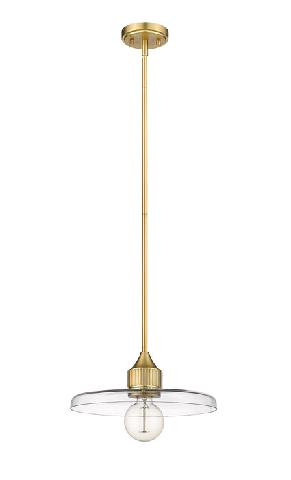 Z-Lite 821P14-OBR One Light Pendant, Olde Brass