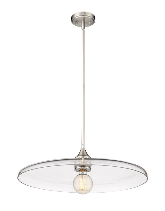 Z-Lite 821P24-BN One Light Pendant, Brushed Nickel