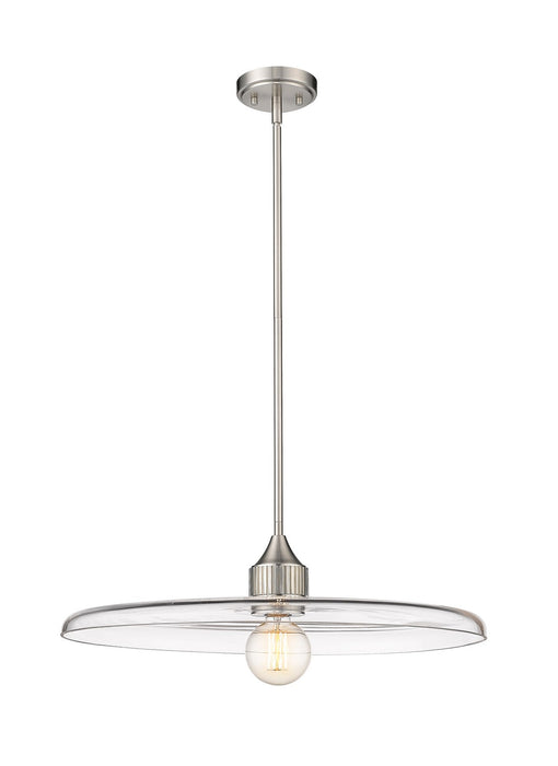 Z-Lite 821P24-BN One Light Pendant, Brushed Nickel