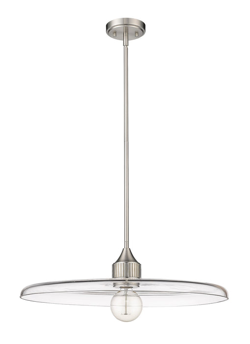 Z-Lite 821P24-BN One Light Pendant, Brushed Nickel