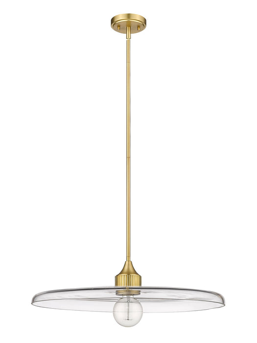 Z-Lite 821P24-OBR One Light Pendant, Olde Brass