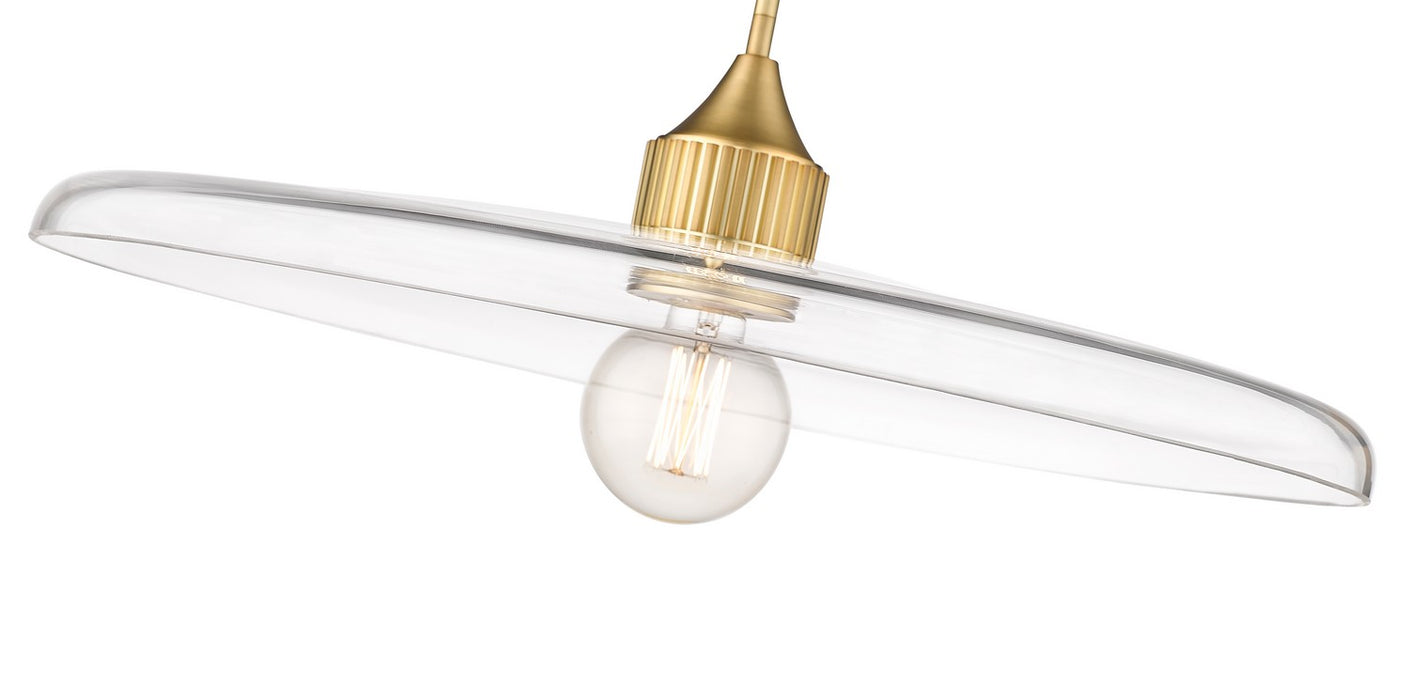 Z-Lite 821P24-OBR One Light Pendant, Olde Brass