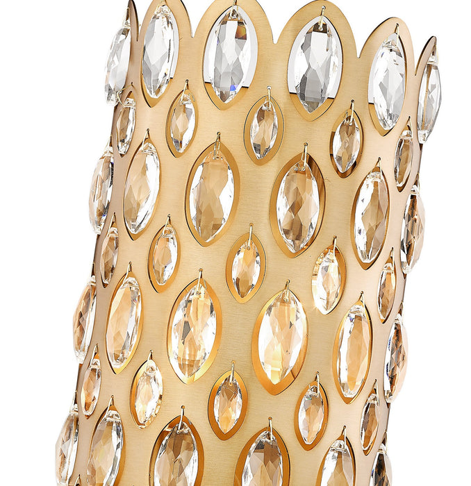 Z-Lite 822-2S-HB Two Light Wall Sconce, Heirloom Brass
