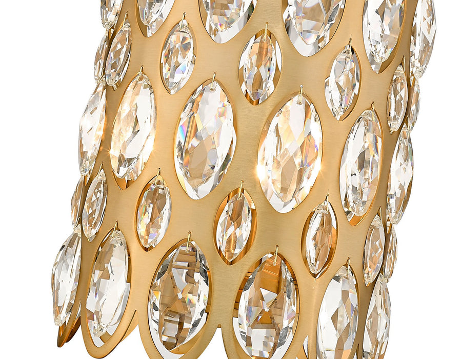 Z-Lite 822P9-HB Three Light Pendant, Heirloom Brass