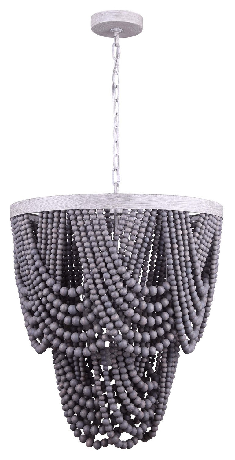 Canarm ICH1033A05BGY18 Five Light Chandelier, Gray