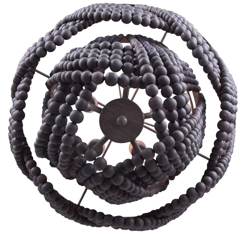 Canarm ICH1033A05BGY18 Five Light Chandelier, Gray