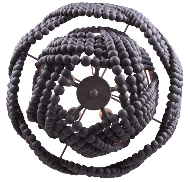 Canarm ICH1033A05BGY18 Five Light Chandelier, Gray