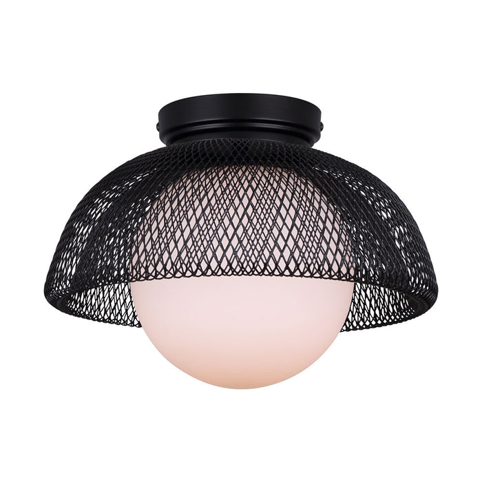 Canarm IPL2028B01BK One Light Pendant, Matte Black