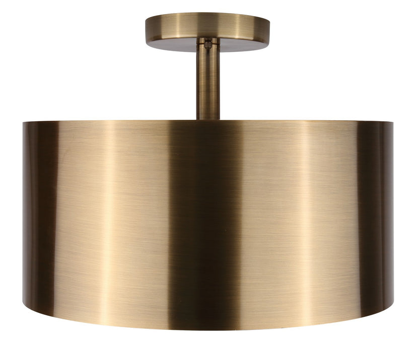 Canarm ISF669B03GD Three Light Semi-Flush Mount, Gold