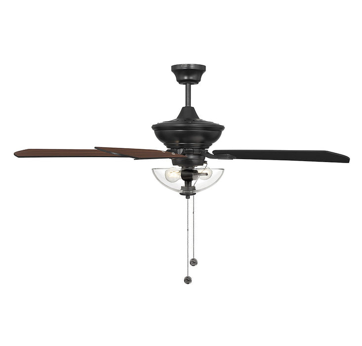 Meridian M2026MBKRV 52" Outdoor Ceiling Fan, Matte Black