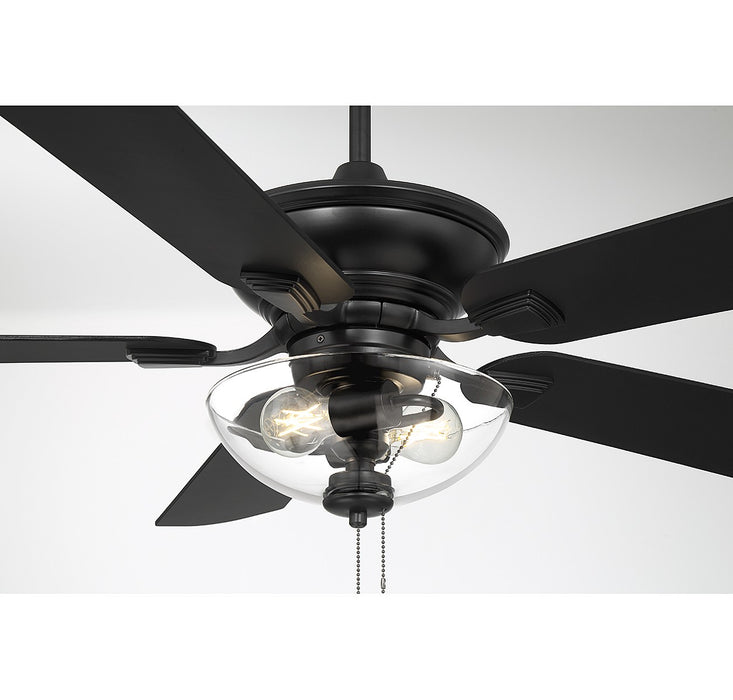 Meridian M2026MBKRV 52" Outdoor Ceiling Fan, Matte Black