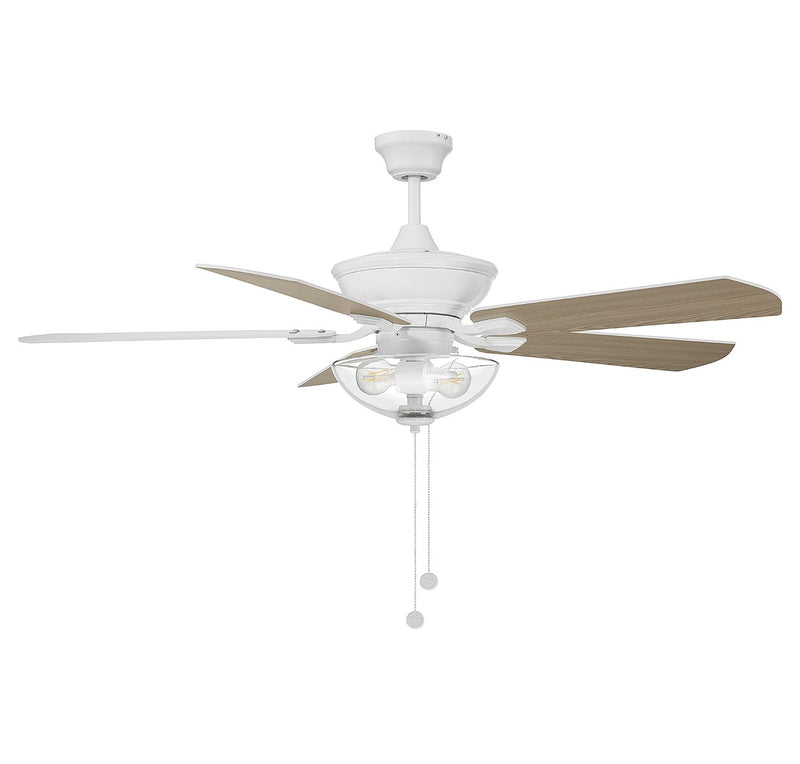 Meridian M2026WHRV 52" Outdoor Ceiling Fan, White
