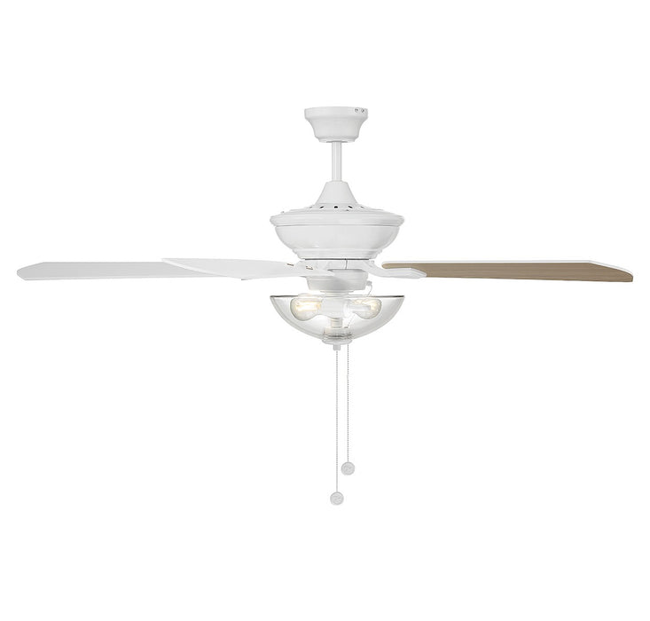 Meridian M2026WHRV 52" Outdoor Ceiling Fan, White