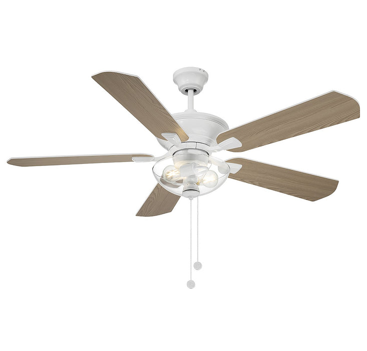 Meridian M2026WHRV 52" Outdoor Ceiling Fan, White