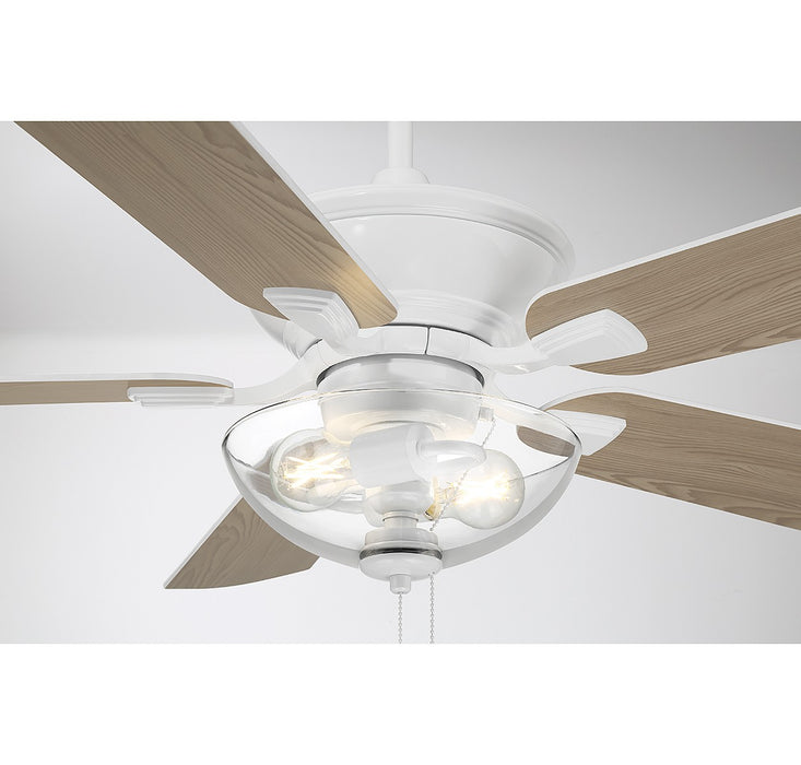 Meridian M2026WHRV 52" Outdoor Ceiling Fan, White