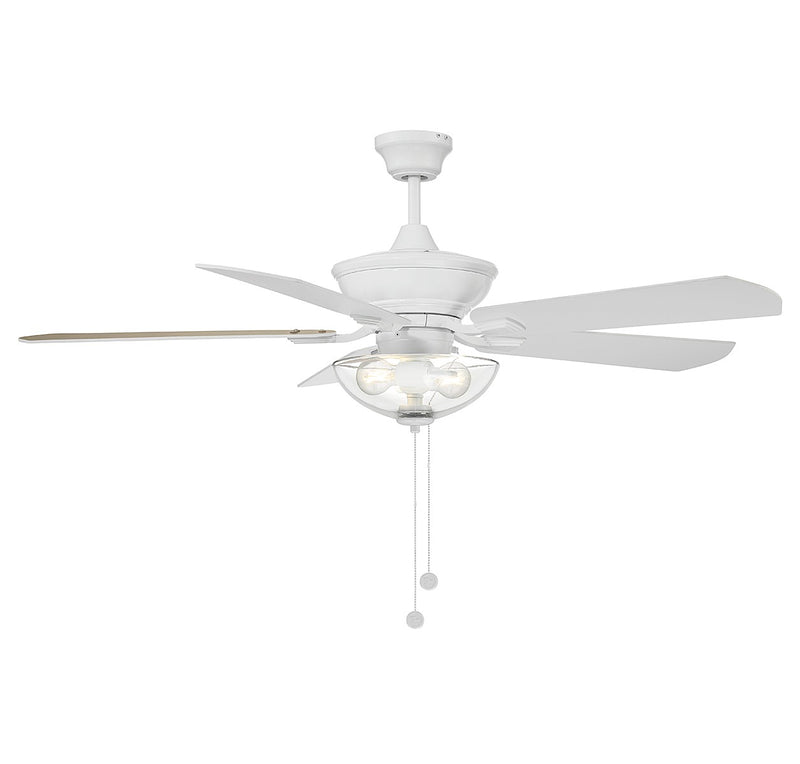 Meridian M2026WHRV 52" Outdoor Ceiling Fan, White
