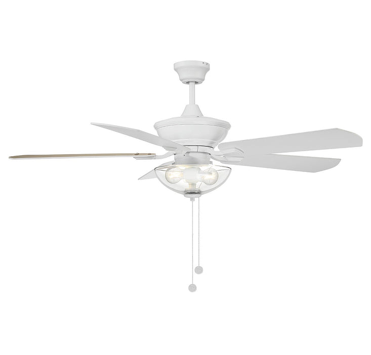 Meridian M2026WHRV 52" Outdoor Ceiling Fan, White