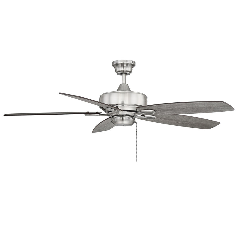 Savoy House 52-830-5RV-187 52" Ceiling Fan, Brushed Pewter