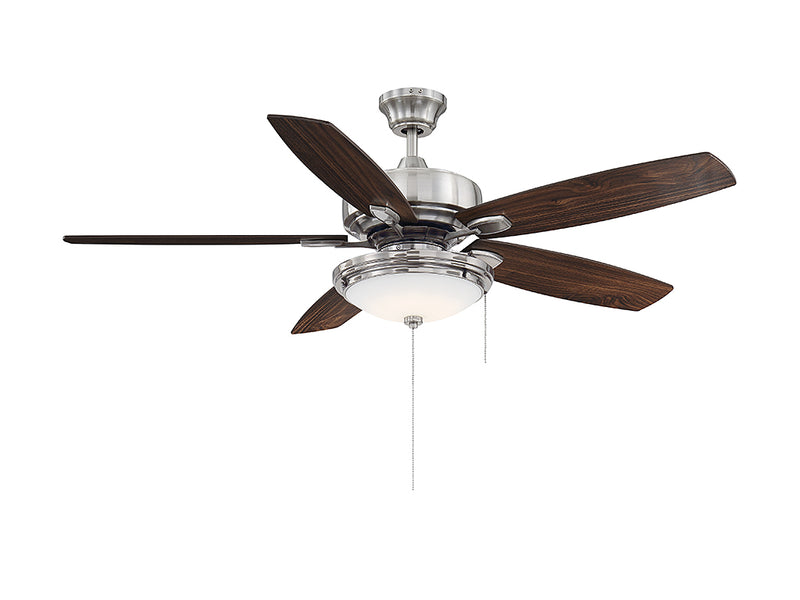 Savoy House 52-830-5RV-187 52" Ceiling Fan, Brushed Pewter