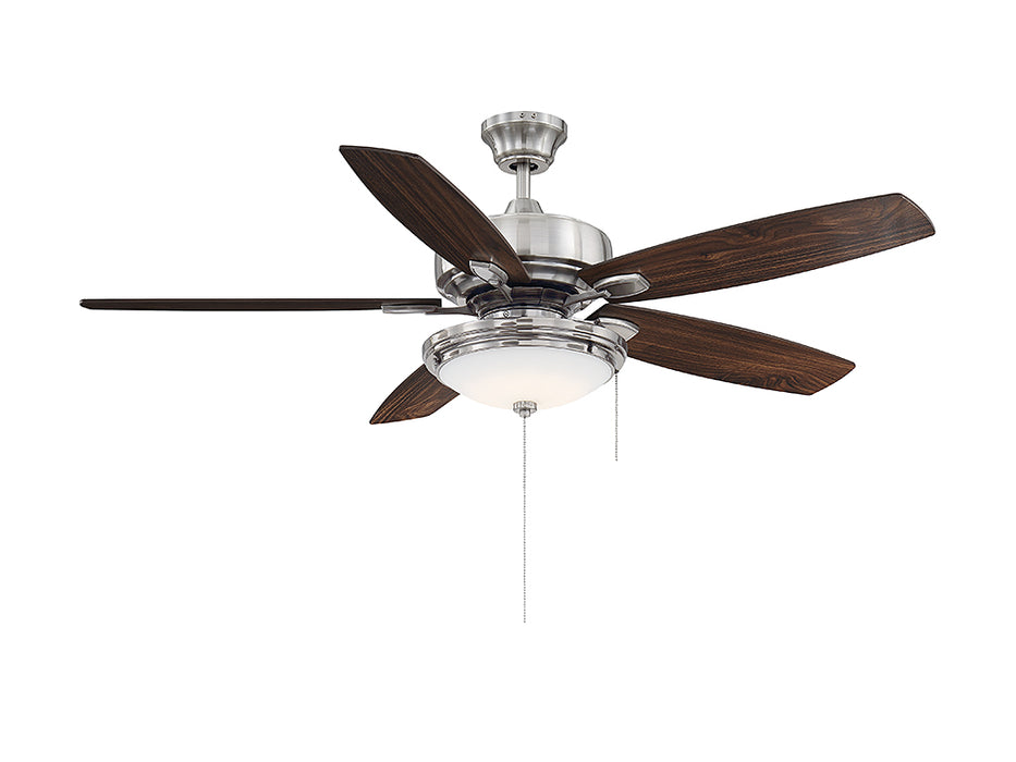 Savoy House 52-830-5RV-187 52" Ceiling Fan, Brushed Pewter