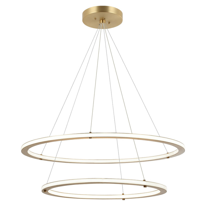 Matteo Lighting C66156BG LED Pendant, Brushed Gold