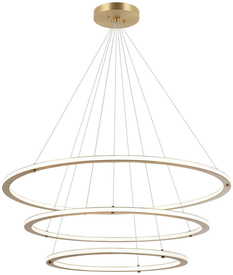 Matteo Lighting C66196BG LED Pendant, Brushed Gold