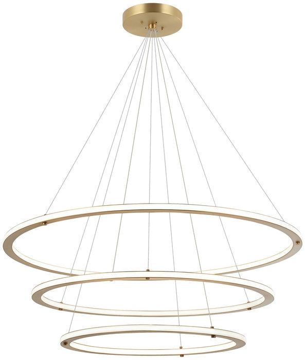 Matteo Lighting C66196BG LED Pendant, Brushed Gold
