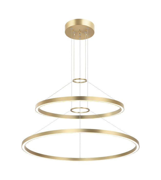 Matteo Lighting C30856BG LED Chandelier, Brushed Gold