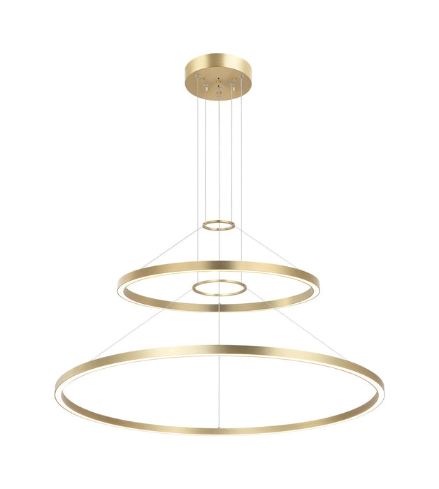Matteo Lighting C30864BG LED Chandelier, Brushed Gold