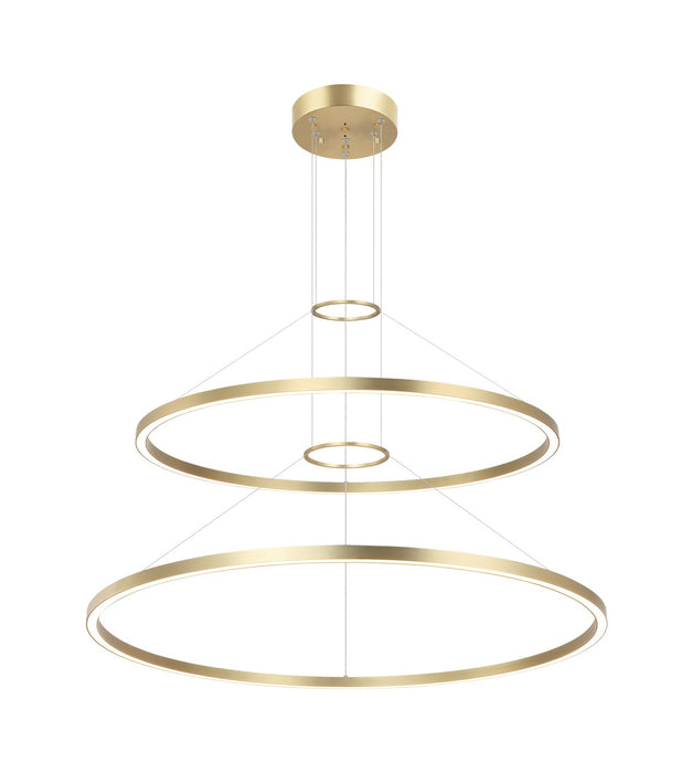 Matteo Lighting C30872BG LED Chandelier, Brushed Gold