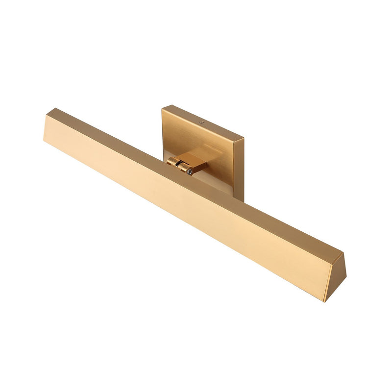 Matteo Lighting W64918AG LED Vanity, Aged Gold Brass
