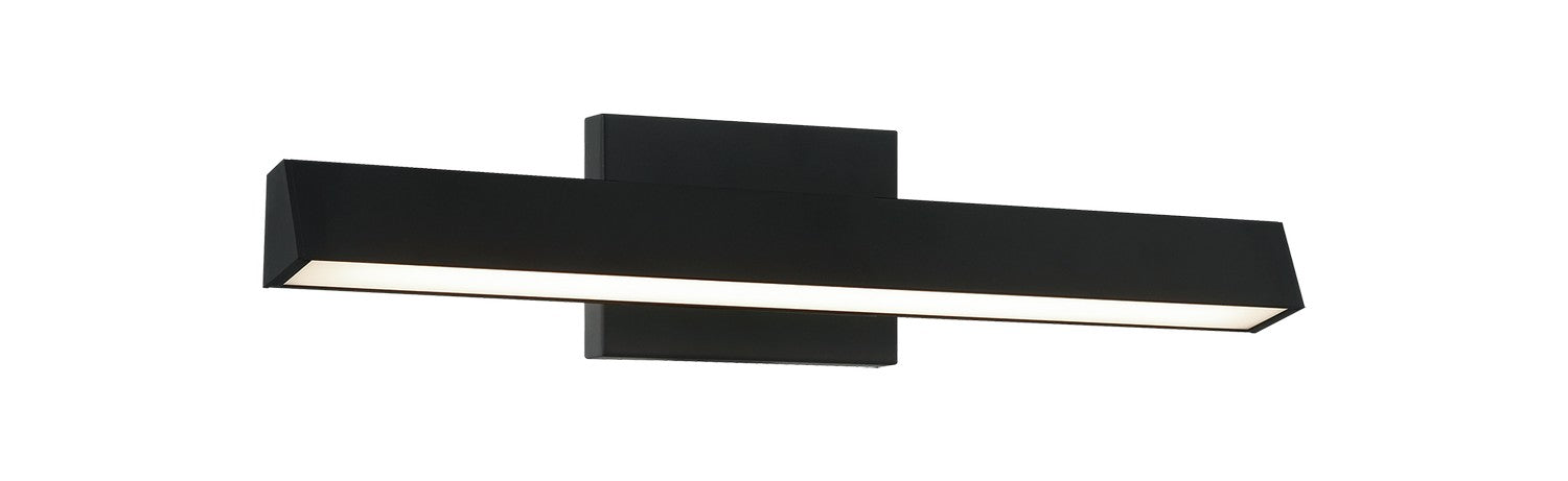 Matteo Lighting W64918MB LED Vanity, Matte Black