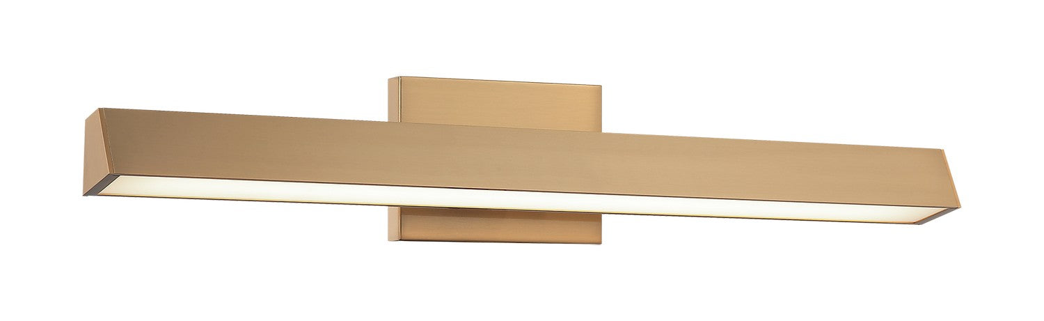 Matteo Lighting W64924AG LED Vanity, Aged Gold Brass