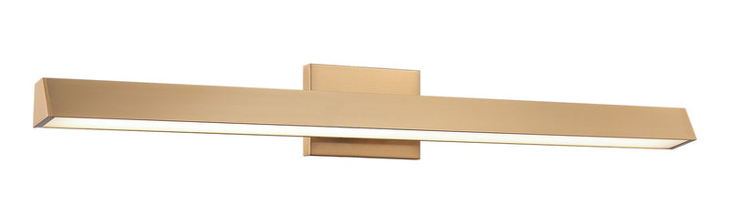 Matteo Lighting W64933AG LED Vanity, Aged Gold Brass